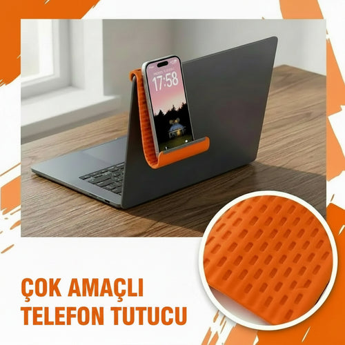 Katlanabilir Silikon Telefon Tutucu