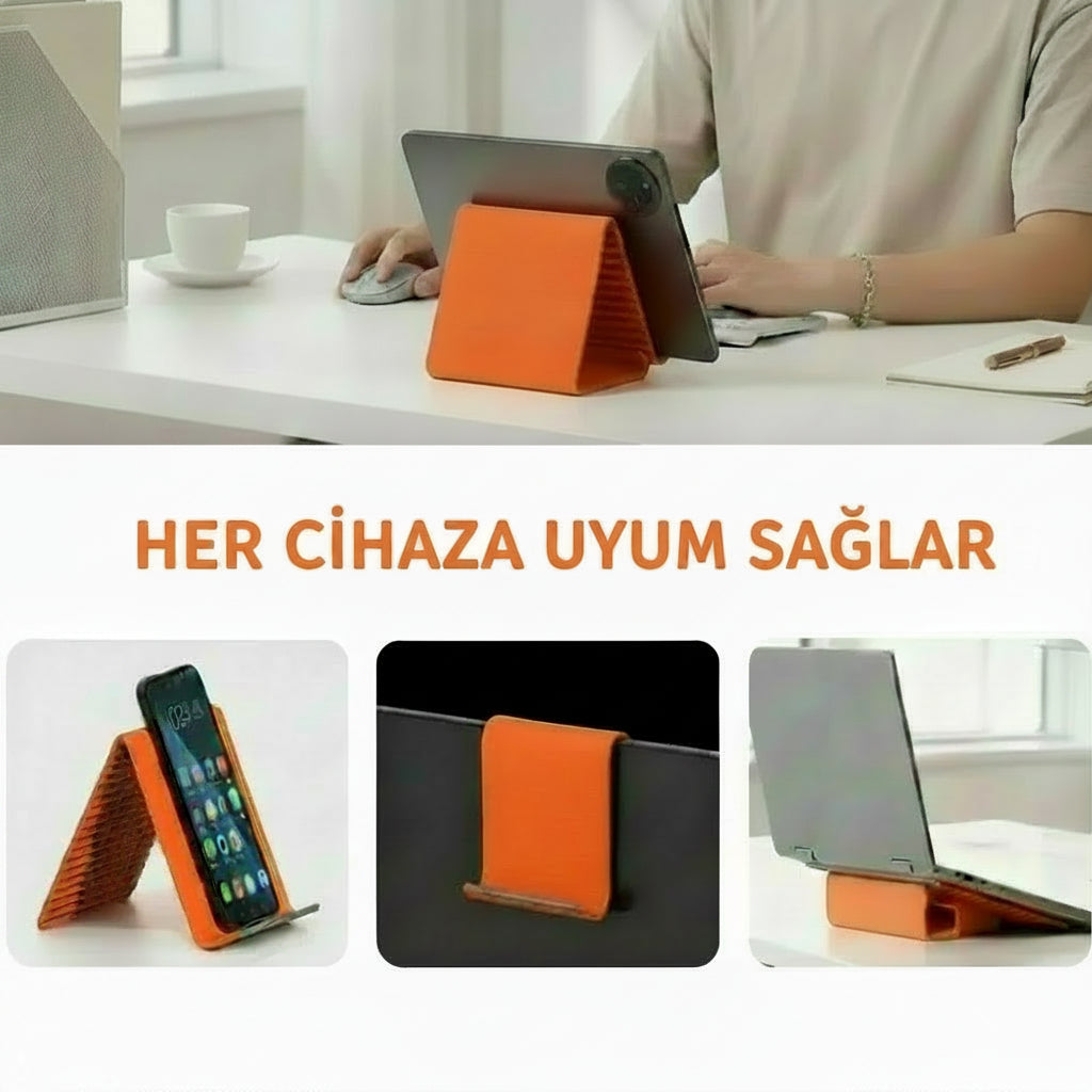 Katlanabilir Silikon Telefon Tutucu